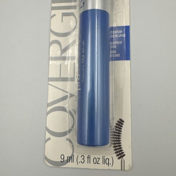 Covergirl Professional All-In-One #105 BLACK BROWN Curved Brush Mascara - Picture 3 of 4